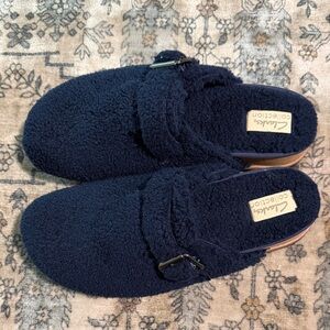 Clarks Navy Blue Mule/Clog
